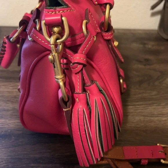 Dooney & Bourke Fuchsia Pink Florentine Satchel - Picture 4 of 16